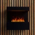 ScandiFlames Electric Late Zwarte Wandhaard Opti-Myst